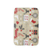 prettige feestdagen badmat (Voorkant Verticaal)