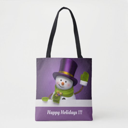prettige feestdagen Bag 1 Tote Bag (Voorkant)