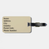 prettige feestdagen bagagelabel (Achterkant horizontaal)