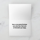 prettige feestdagen * * BARBER * CHRISTMAS CARD (Binnen)