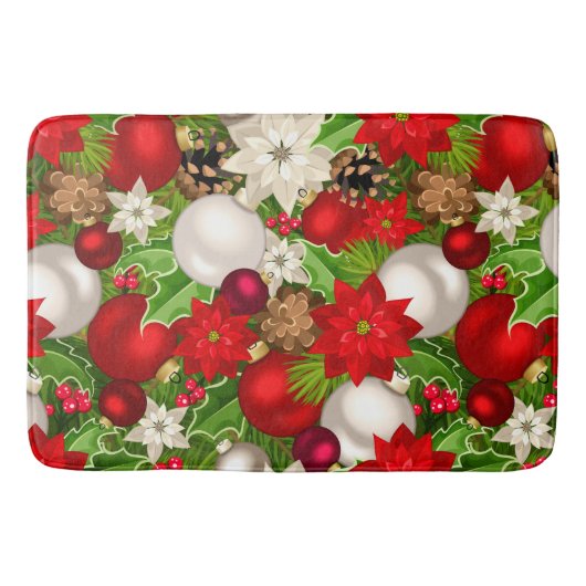 prettige feestdagen Bath Mat (Voorkant)