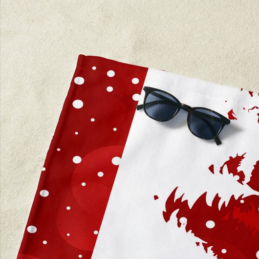 prettige feestdagen Beach Towel Strandlaken