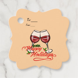 prettige feestdagen bedankjes labels