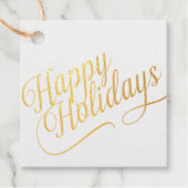 Prettige feestdagen bedankjes labels (Voorkant)