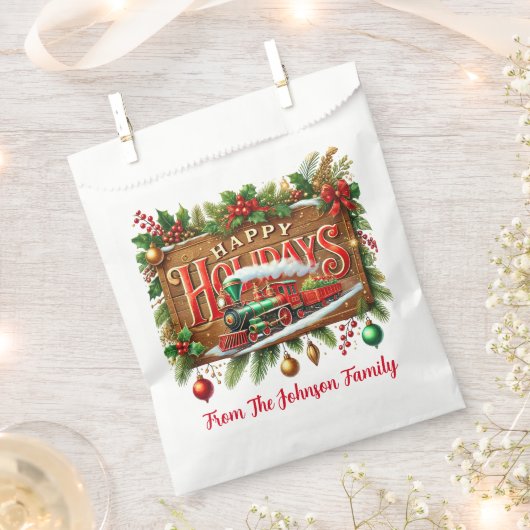 prettige feestdagen bedankzakje (Geknipt)