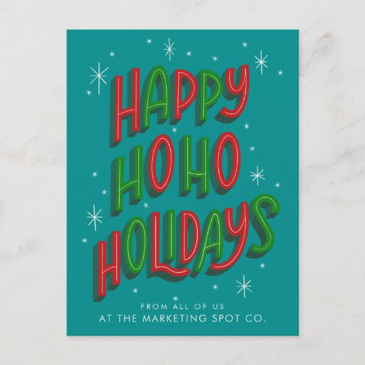 Prettige feestdagen Bedrijf (Voorkant)