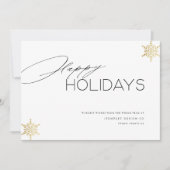 Prettige feestdagen Bedrijf Zakelijke Kaarten (Voorkant)