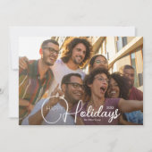 prettige feestdagen Bedrijfs Dank u Feestdagenkaart (Voorkant)