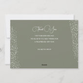 prettige feestdagen Bedrijfs Dank u Feestdagenkaart (Achterkant)