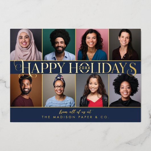 prettige feestdagen bedrijfsfoto's en Logo van Cor (Voorkant)