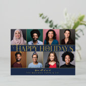 prettige feestdagen bedrijfsfoto's en Logo van Cor (Staand Voorkant)