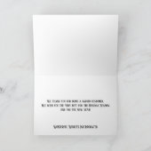 Prettige feestdagen Bedrijfssneeuwvlok Modern Kaart (Binnen)