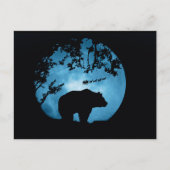 prettige feestdagen Beer en Santa Briefkaart (Voorkant)