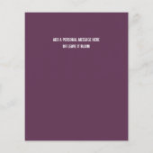 Prettige feestdagen Begroting Sketched Photo Holid (Achterkant)