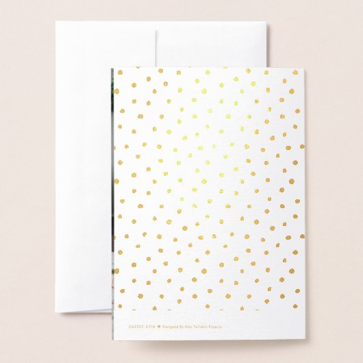 Prettige feestdagen BELETTERING & Pine Needles Ker Folie Kaarten (Met envelop)