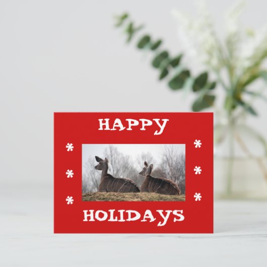 Prettige feestdagen Beste vriend, (Staand voorkant)