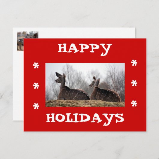 Prettige feestdagen Beste vriend, (Voorkant / Achterkant)