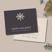 Prettige feestdagen Betoverende Sneeuwvlok