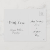 prettige feestdagen Bevroren kersttypografie (Achterkant)