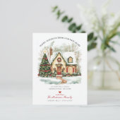 Prettige feestdagen Bewegende aankondiging (Staand voorkant)