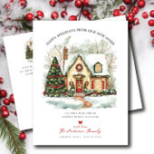 Prettige feestdagen Bewegende aankondiging