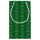 Prettige feestdagen Bewerkbare Holiday Baking Gift Klein Cadeauzakje (Achterkant)