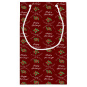 Prettige feestdagen Bewerkbare Vakantie Bakken Gif Klein Cadeauzakje (Achterkant)