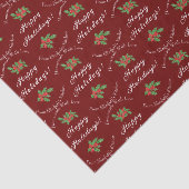 Prettige feestdagen Bewerkbare Vakantie Bakken Gif Tissuepapier (Detail)