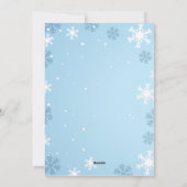 Prettige feestdagen Blijf Frosty Snowman Kerstmis Feestdagenkaart (Achterkant)