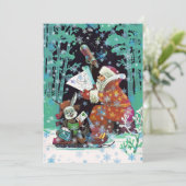 prettige feestdagen | blik op de sterrenkerstman (Staand voorkant)