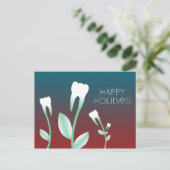 PRETTIGE FEESTDAGEN bloeiende tanden (Staand voorkant)