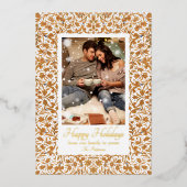 Prettige feestdagen  Bloemfoto Kerst (Voorkant)