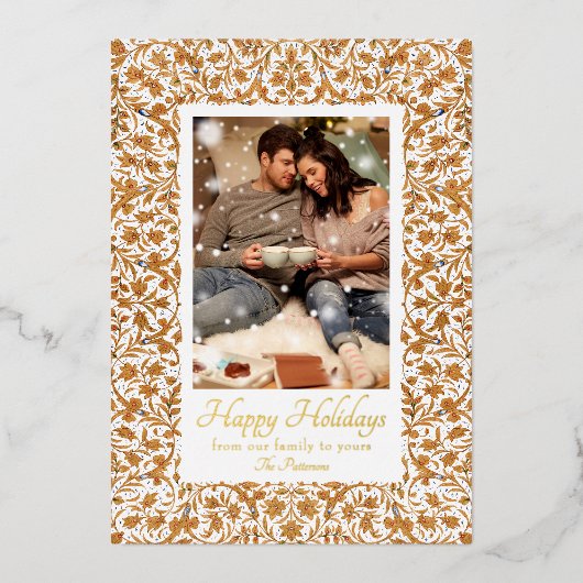 Prettige feestdagen  Bloemfoto Kerst (Voorkant)