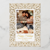 Prettige feestdagen  Bloemfoto Kerst (Voorkant)