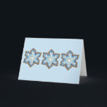prettige feestdagen Blue Snowflake Kerstmis Hanukk<br><div class="desc">Kaarten zijn voorzien van een originele markeerafbeelding van een blauw sneeuwvlokvormig suikerkoekje. Perfect voor Kerstmis of Hanukkah! Dit vakantieontwerp is ook beschikbaar op een waaier van andere producten. Zie je niet precies wat je zoekt? Neem contact op met Rebecca om een product aan te passen voor jou!</div>