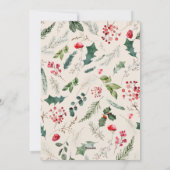 Prettige feestdagen Boho Botanische boog Feestdagenkaart (Achterkant)