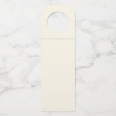 Prettige feestdagen Boho Corporate Client Gift Flessenhanger (Achterkant)