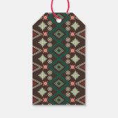 Prettige feestdagen Boho Zakelijk Logo Gift Label Cadeaulabel (Achterkant)