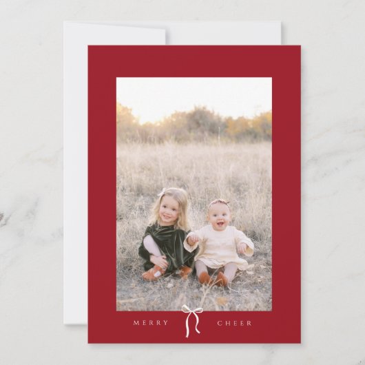 prettige feestdagen boog feestdagenkaart (Voorkant)