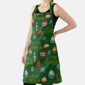 prettige feestdagen  boombollen schort (Insitu)