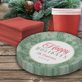 Prettige feestdagen Bord Aangepaste naam