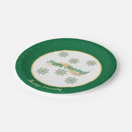 prettige feestdagen Bord papier (Gekanteld)