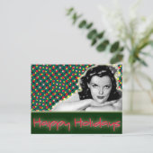 Prettige feestdagen Bored Brunette - (Staand voorkant)