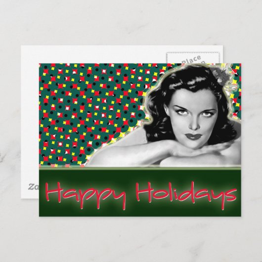 Prettige feestdagen Bored Brunette - (Voorkant / Achterkant)