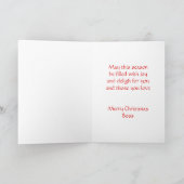 Prettige feestdagen Boss Kaart (Binnen)