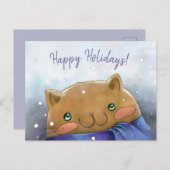 prettige feestdagen briefkaart (Voorkant / Achterkant)