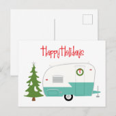 prettige feestdagen briefkaart (Voorkant / Achterkant)