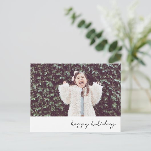 prettige feestdagen Briefkaart (Staand voorkant)