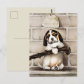 prettige feestdagen briefkaart (Voorkant / Achterkant)