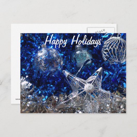 prettige feestdagen briefkaart (Voorkant / Achterkant)